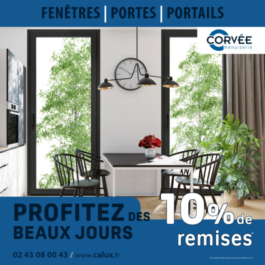 MENUISERIE CORVÉE, Remises de 10% sur vos menuiseries